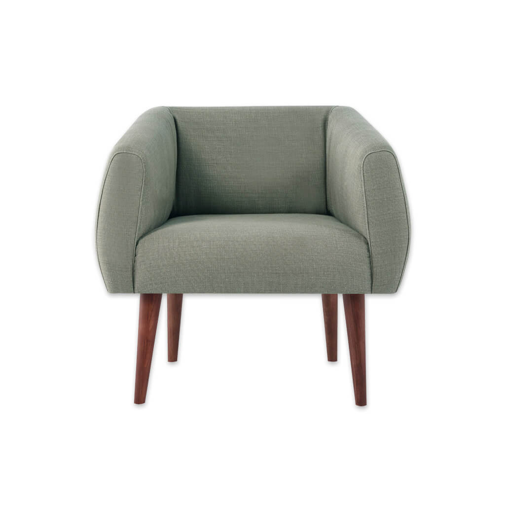 Enid sage green tub chair  - Designers Image