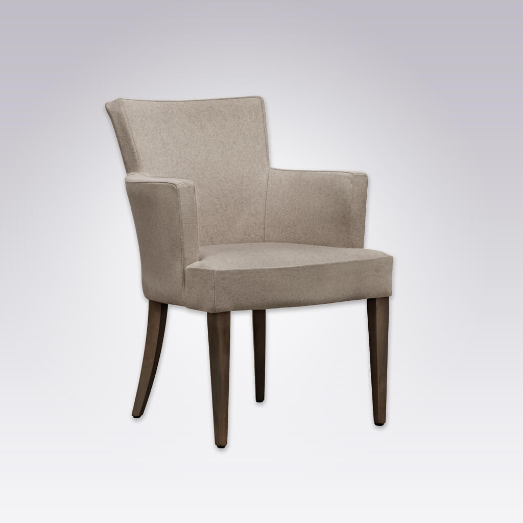 Evelyne Beige  Fully Upholstered Armchair