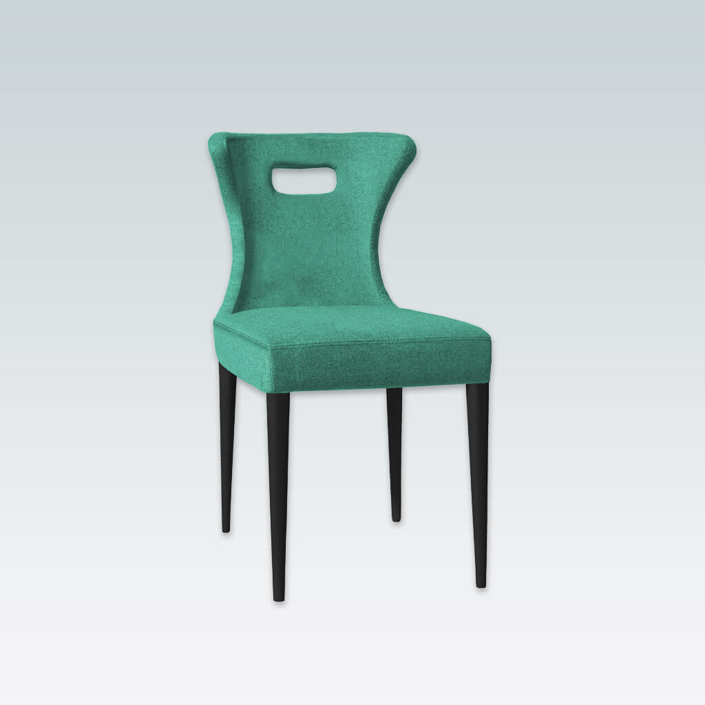 Iowa Mint Green Dining Chair with Cut Out Handle Back Detail 3022 RC2