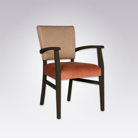 Dante Hole Burnt Orange Armchair