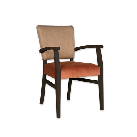 Dante Hole Burnt Orange Armchair