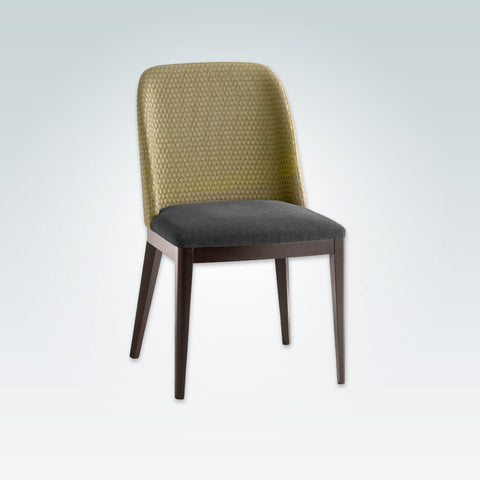 Gabi gold and black Dining Chair Upholstered Back 3062 RC1