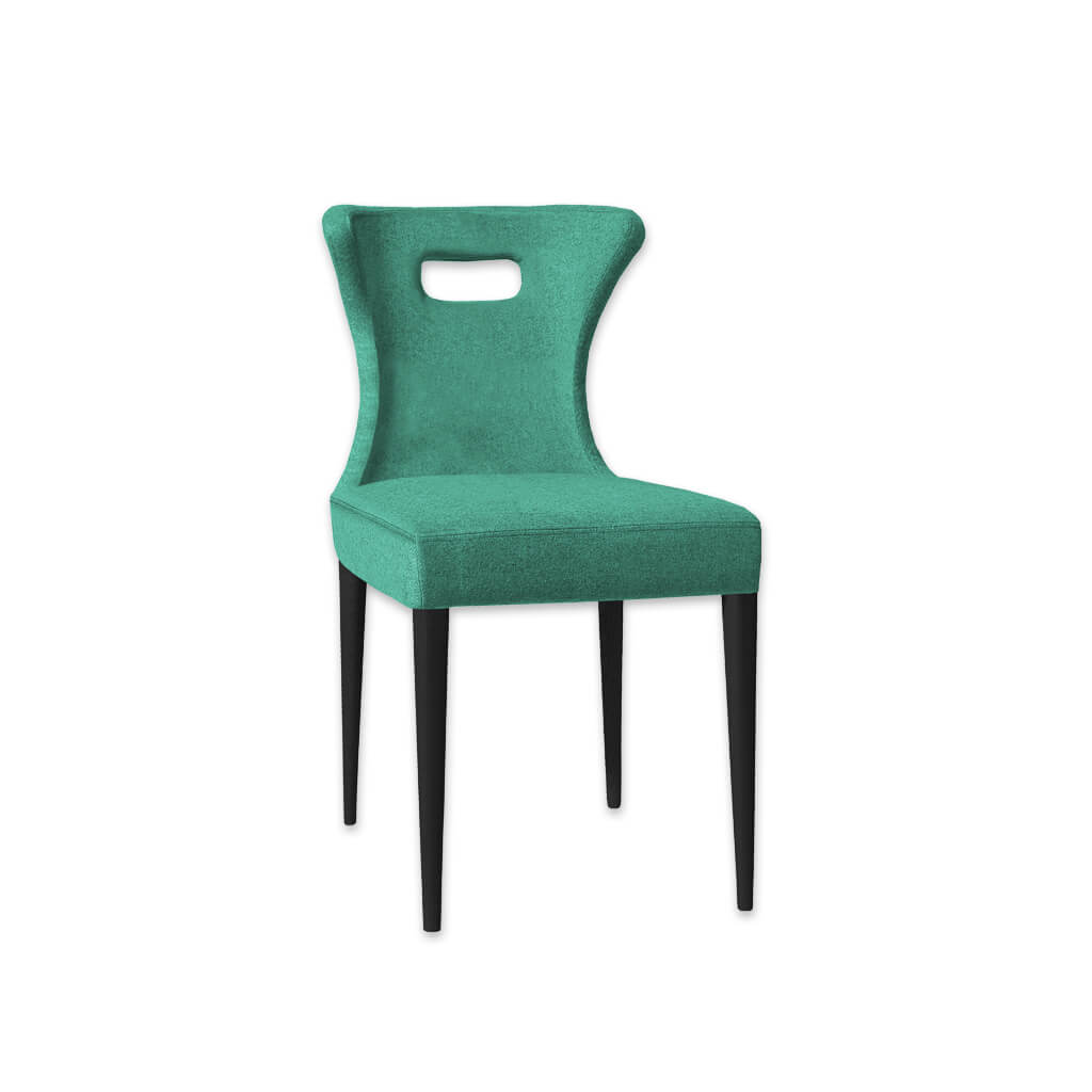 Iowa Mint Green Dining Chair with Cut Out Handle Back Detail 3022 RC2 - Designers Image