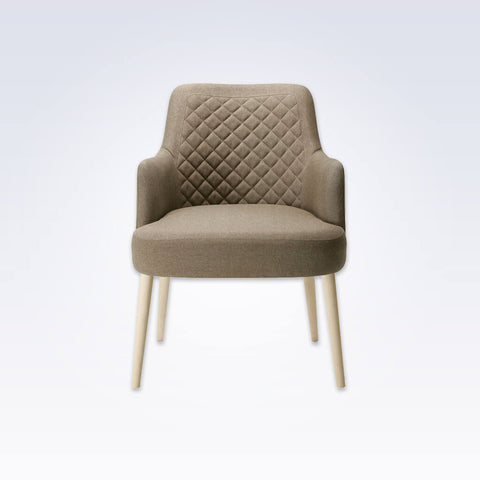 Matisse Fully Upholstered Tub Chair With Quilted Detail Backrest and Deep Padded Seat 