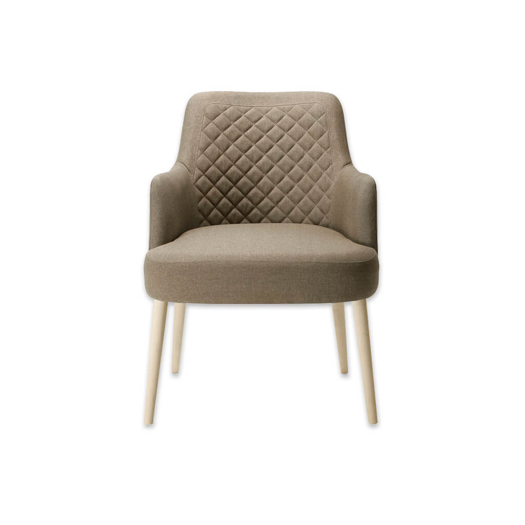 Matisse Fully Upholstered Tub Chair With Quilted Detail Backrest and Deep Padded Seat  - Designers Image